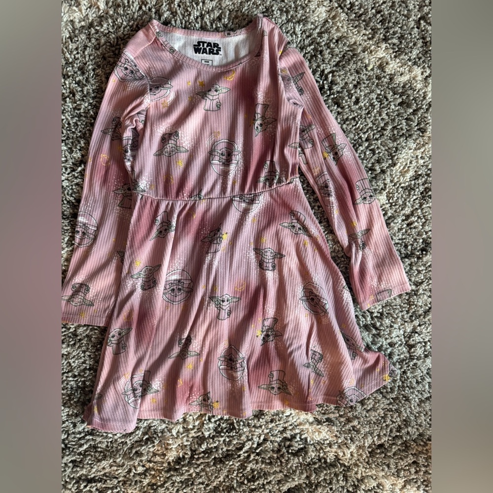 Star Wars Pink Ruffled One Shoulder Sundress